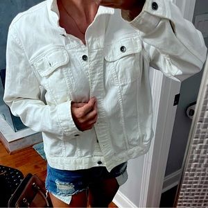 Brand New White Denim Jacket